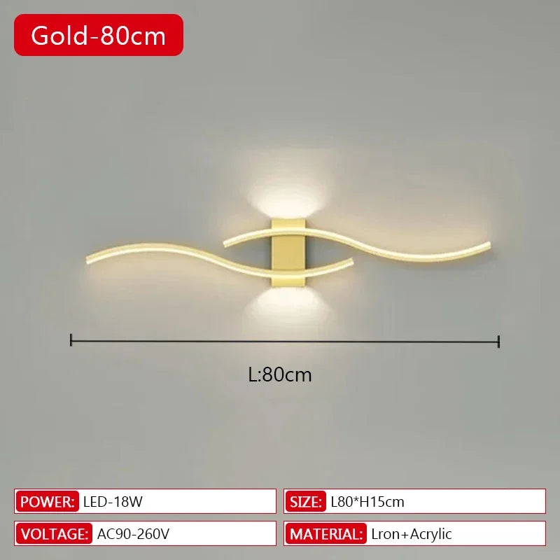 New Long Strip LED Wall Lamp
