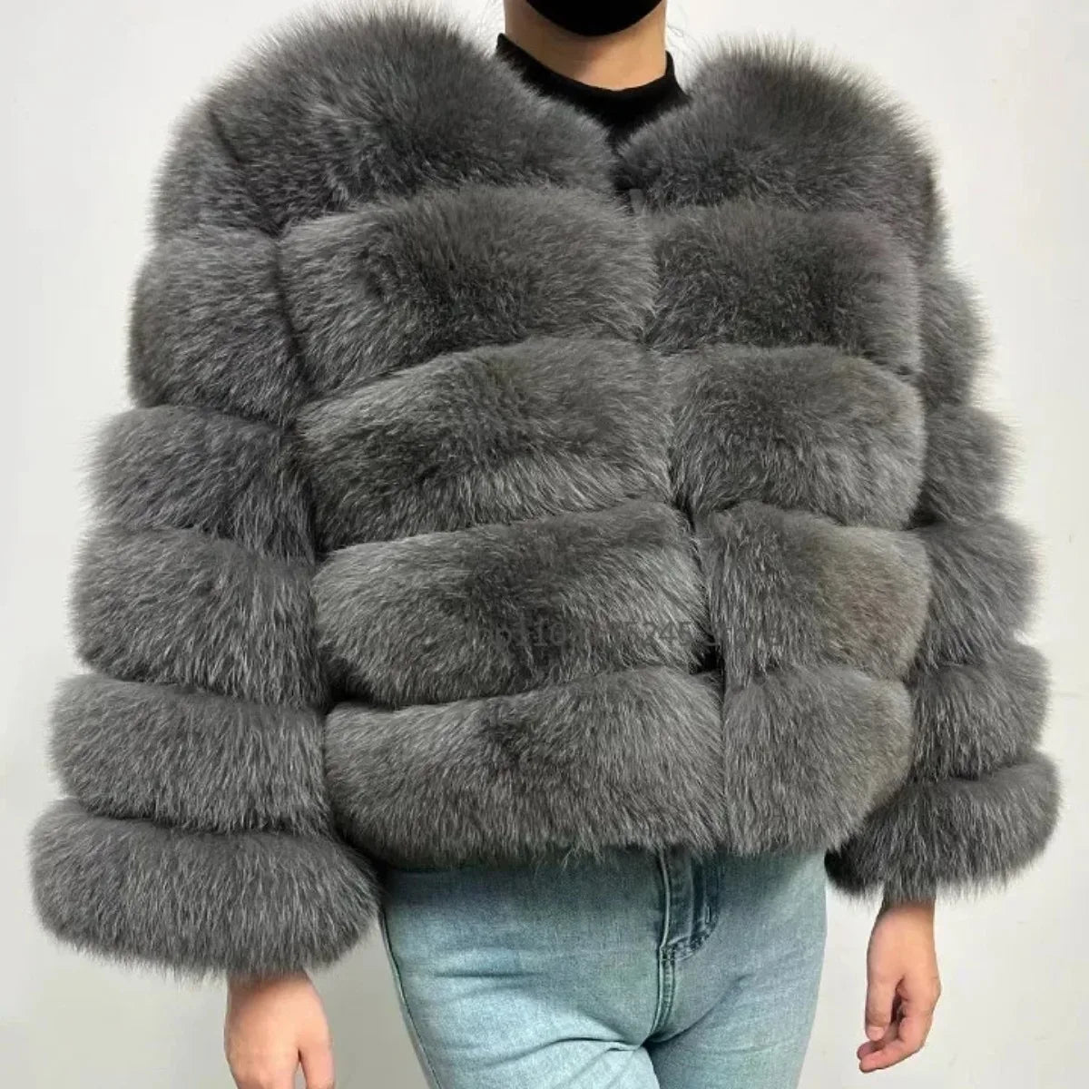 Women's Fashion faux fur coat