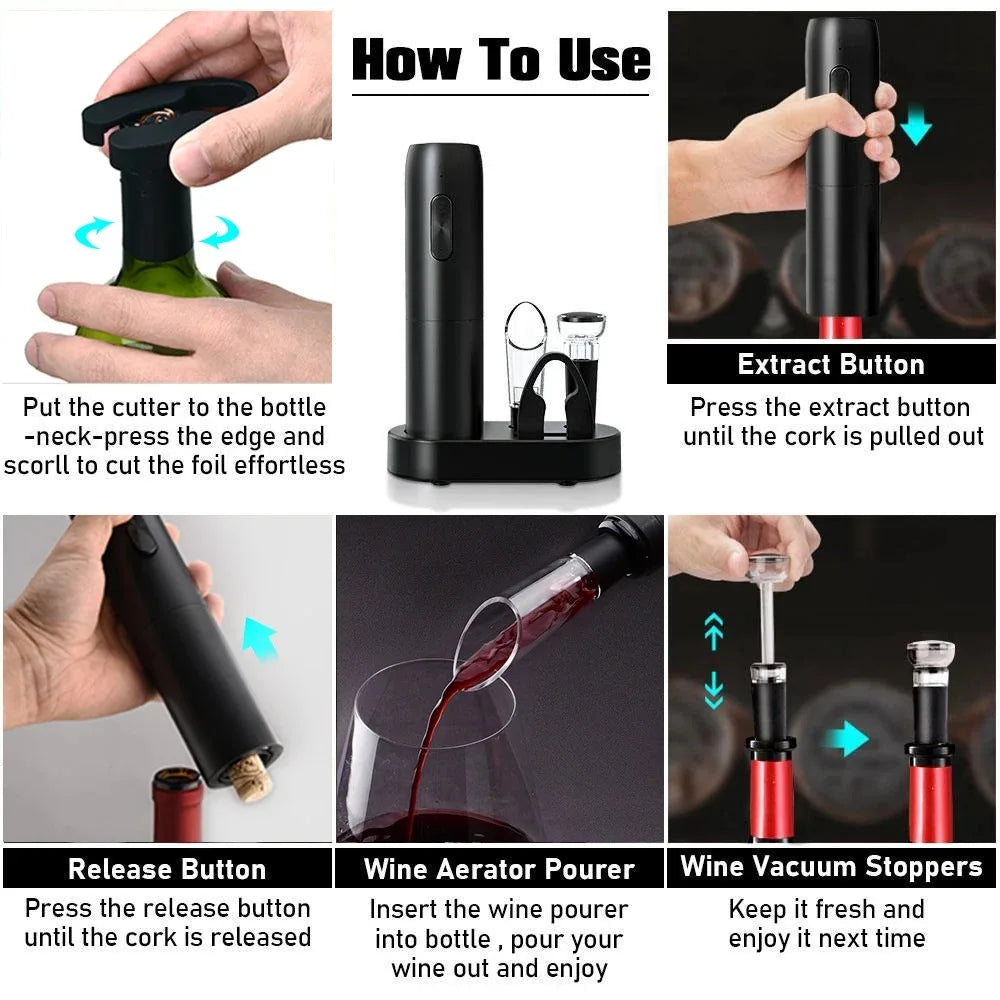 New Electric Wine Bottle Opener