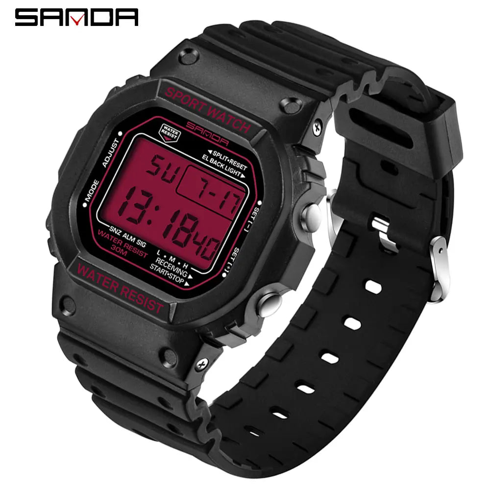 SANDA G Style LED Digital Sports Watch