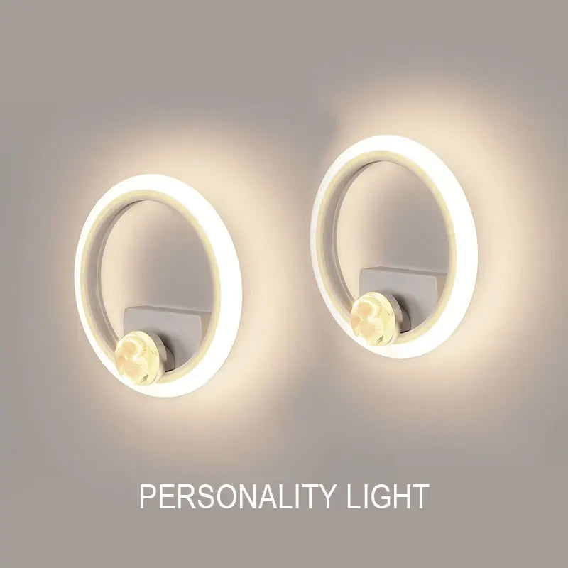 New Round Bedside Wall Lamps