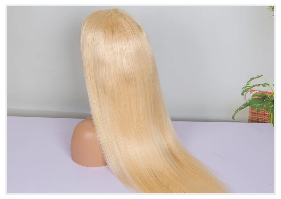 613 Honey Blonde HD Transparent Lace Wig