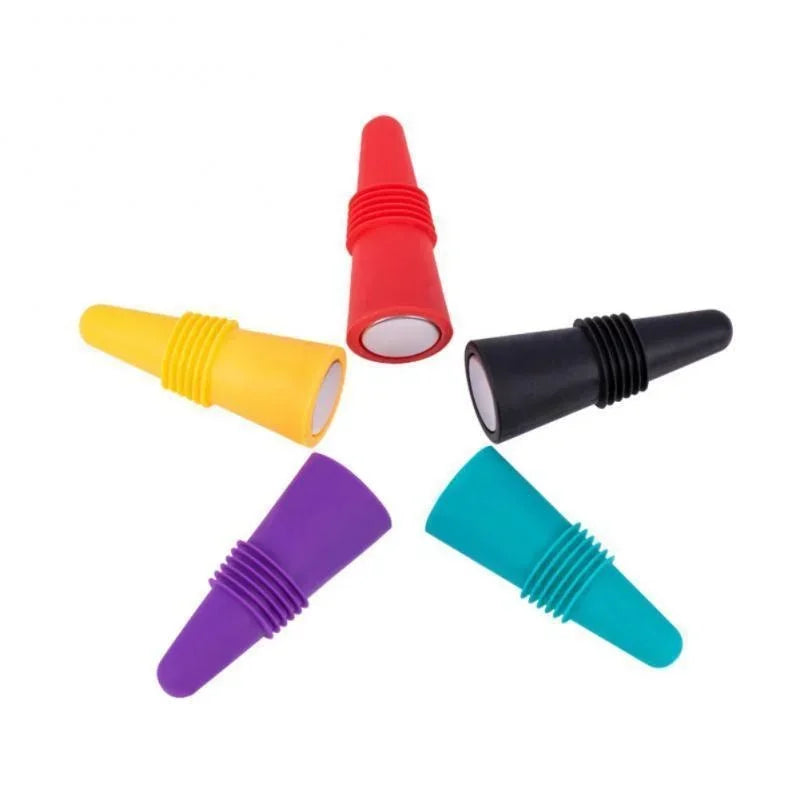 1PC Silicone Wine Beverage Bottle Cap Set