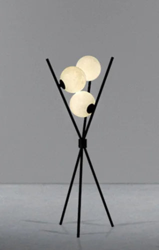 Nordic 3D Moon LED Tripod Lamp (Modern Floor & Table Decor Light)