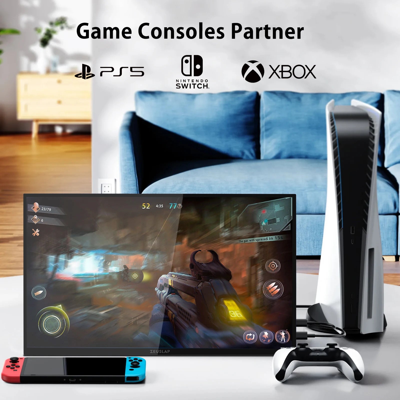 ZEUSLAP 18.5" Touch Screen Portable Monitor