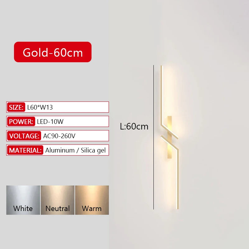 New Long Strip LED Wall Lamp
