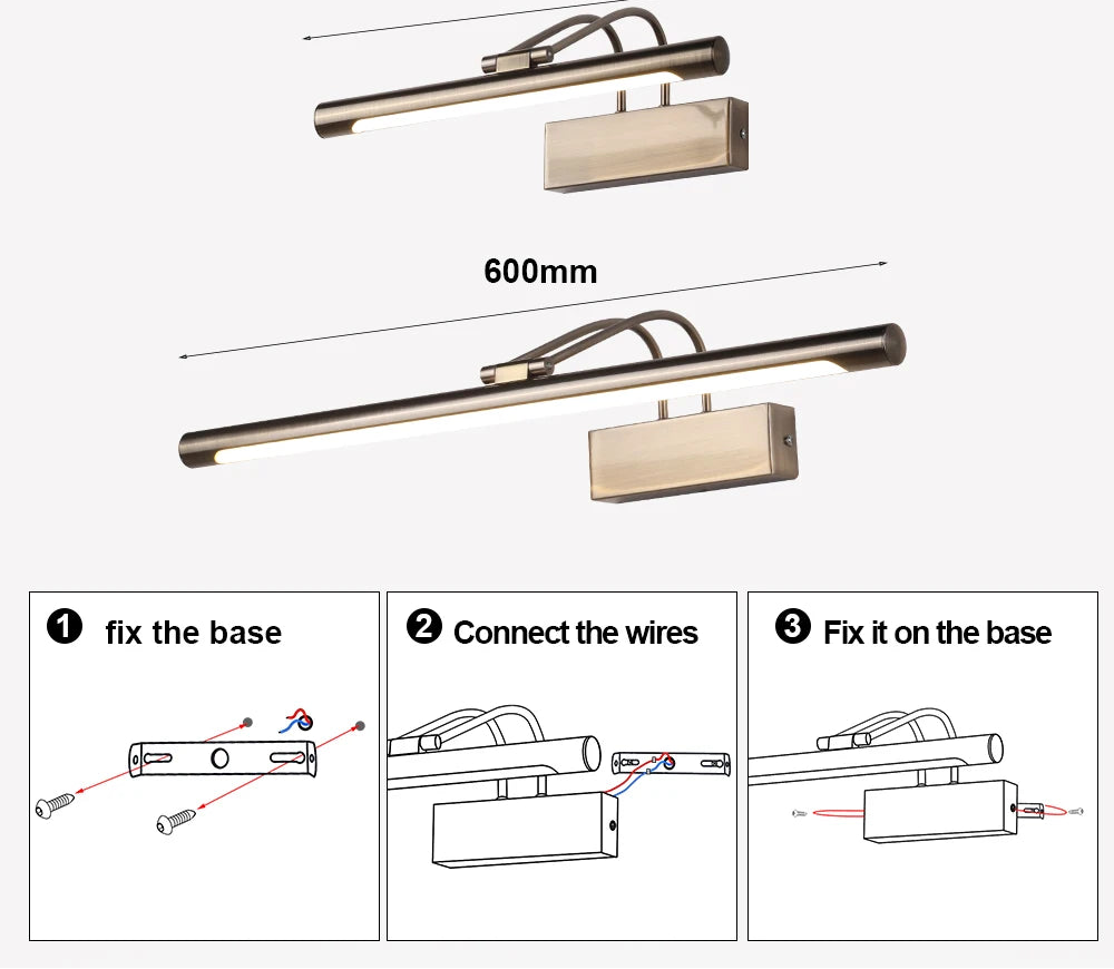 New Led Bathroom Wall Light