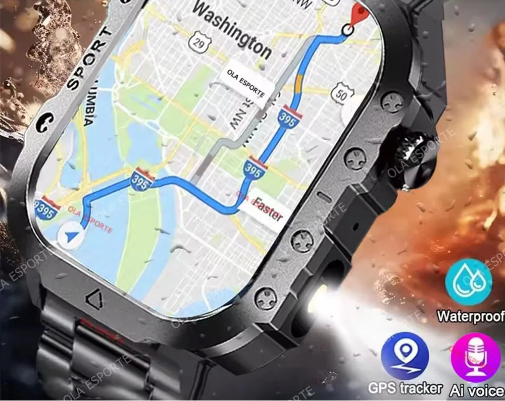 New LED Men's Bluetooth Talking Smartwatch