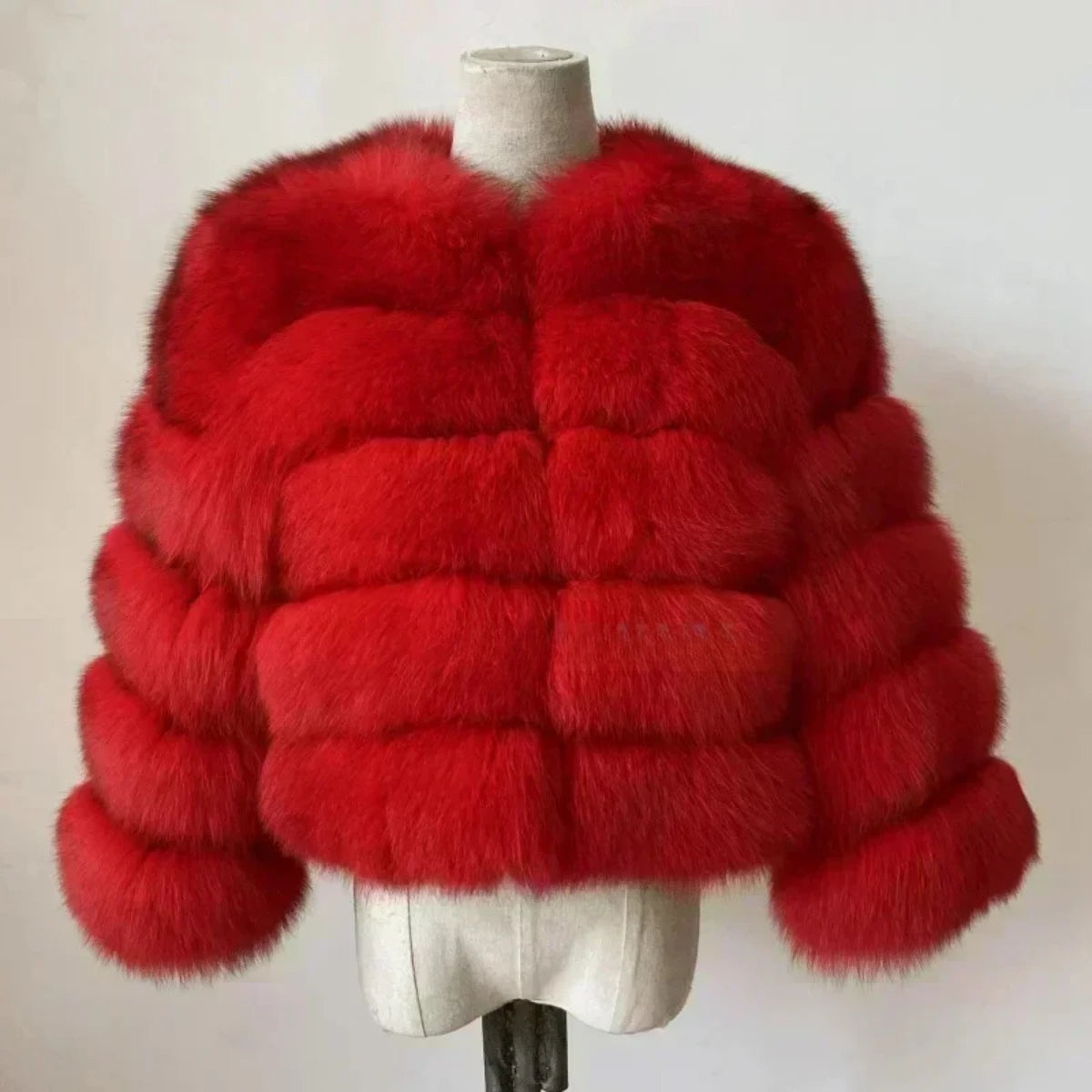 Women's Fashion faux fur coat