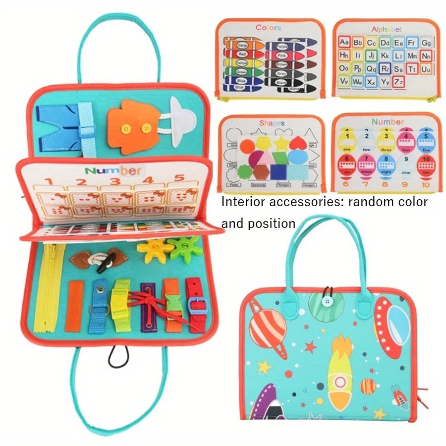 New Educational Activity Developing Sensory Board Travel Toy