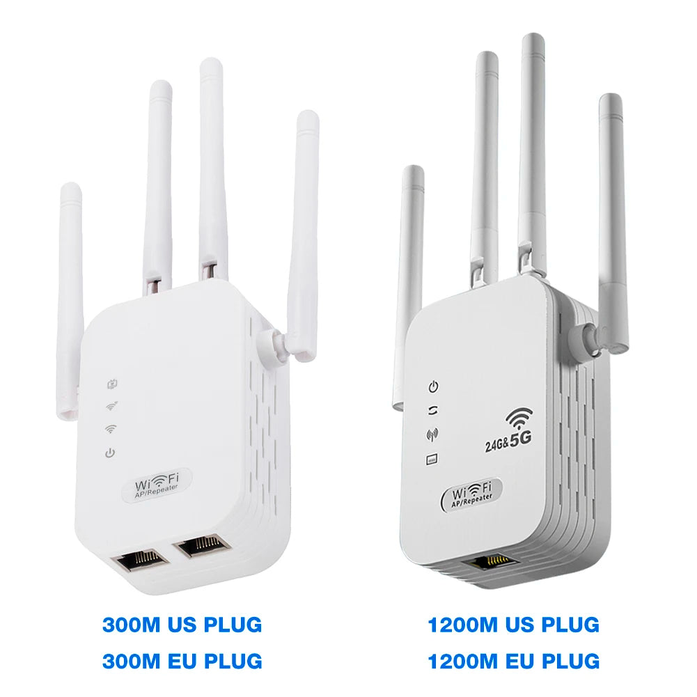 1200Mbps Dual Band WiFi Repeater