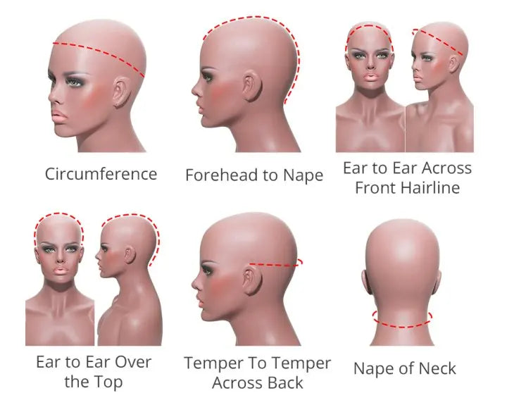 36 Inch Ginger Orange Body Wave Lace Wig