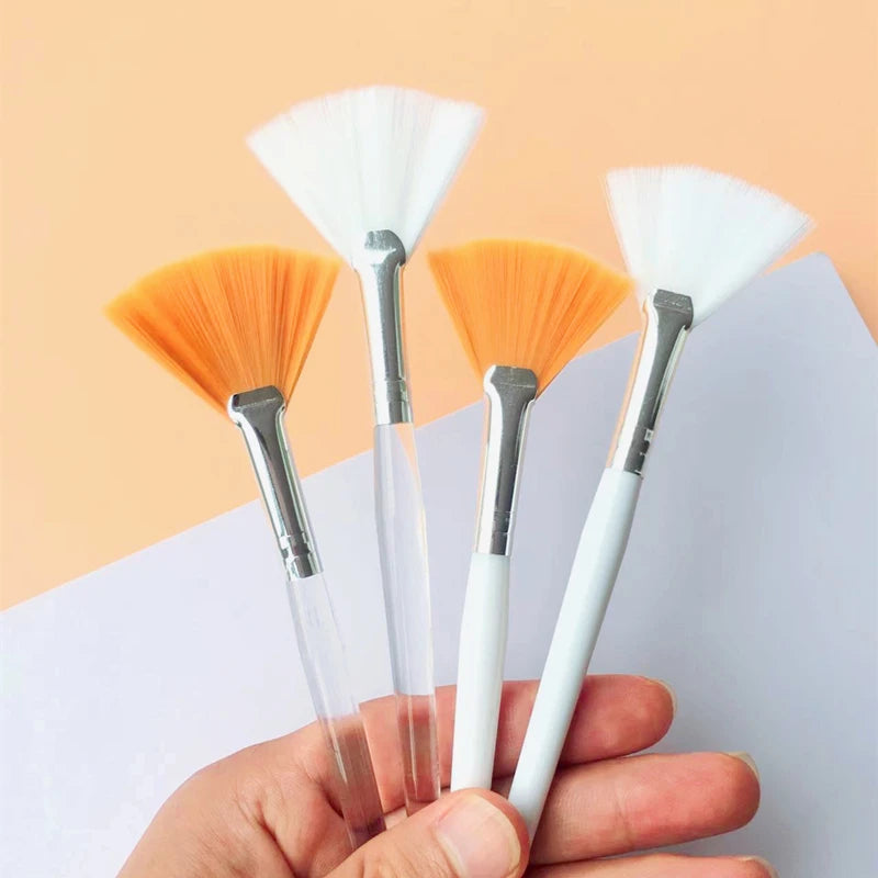 Fan Shape Foundation & Facial Mask Brushes