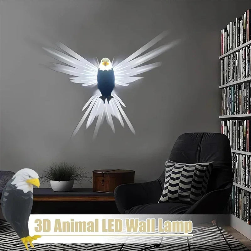 3D Wall Lamp Eagle Shape Projector