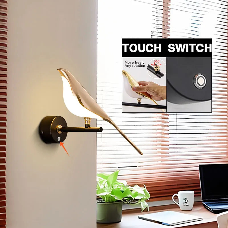 Nordic Touch Switch LED Wall Lamps