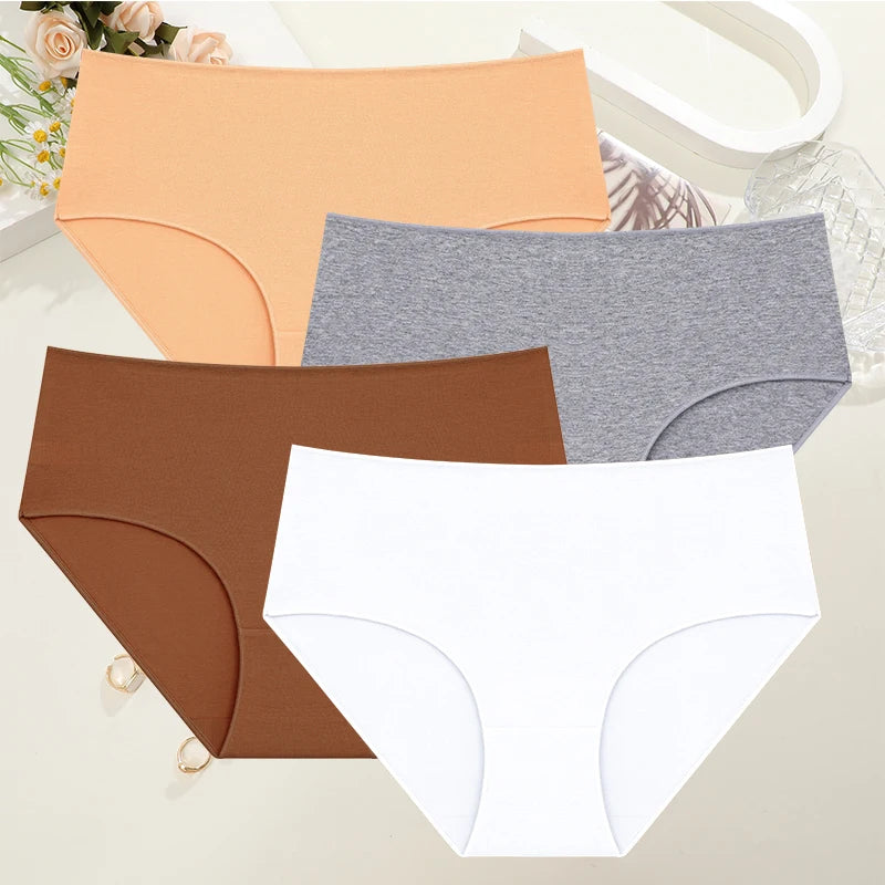 Women High Waist Briefs Seamless Underwear