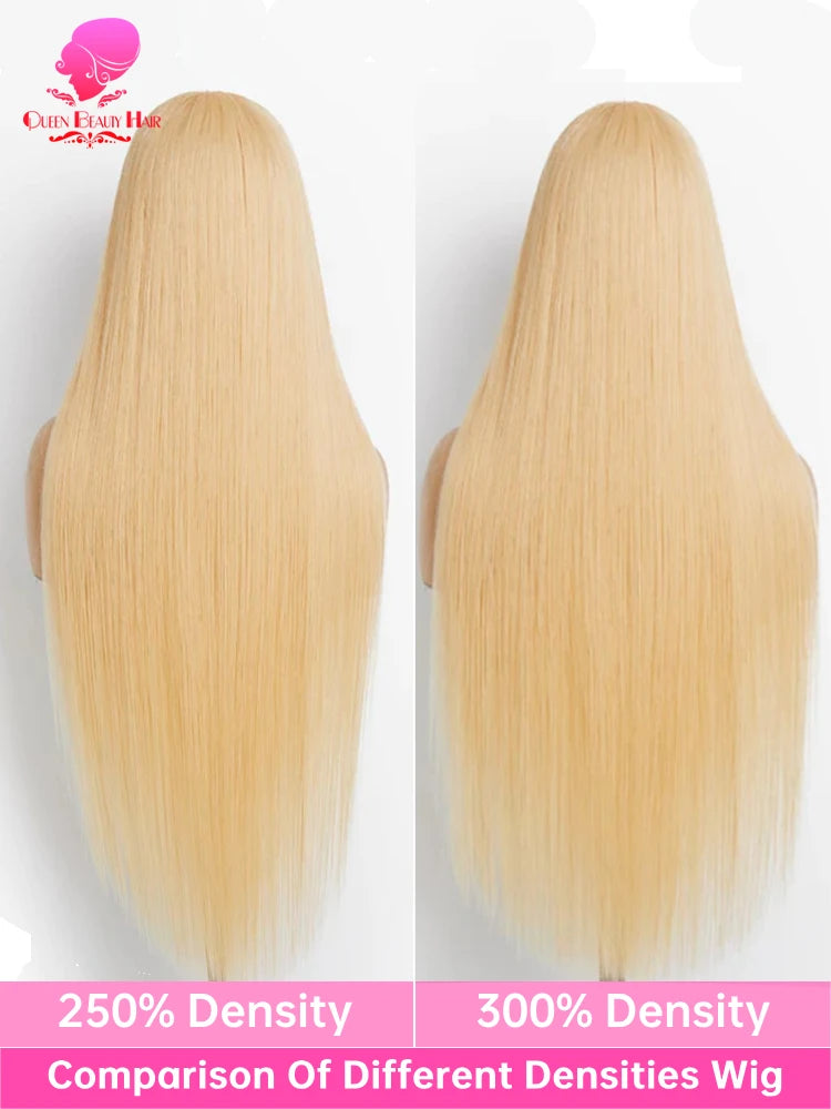38 Inches 360 Lace Frontal Blonde 613 Wig