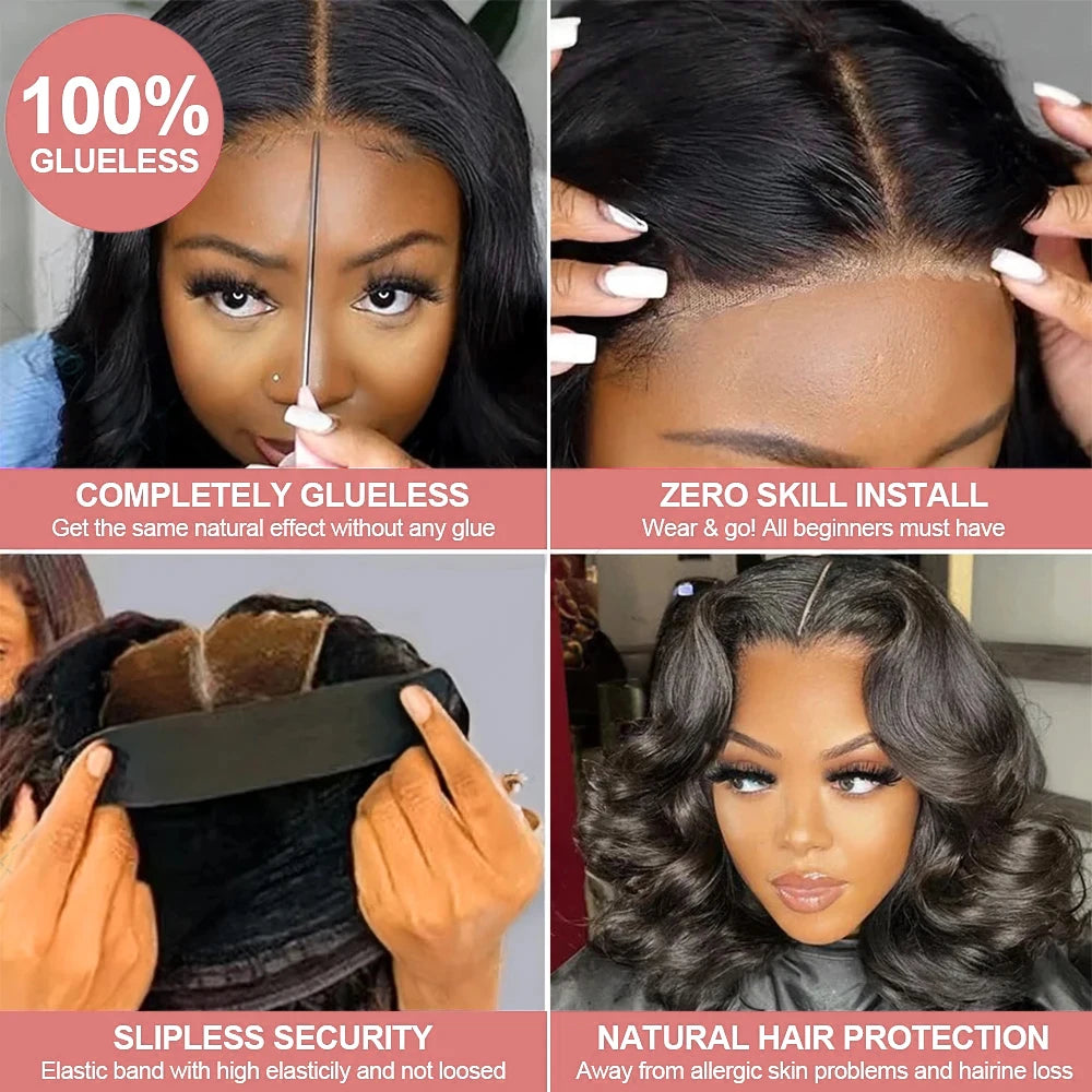 New Glueless Wigs Human Hair