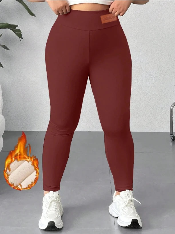 Women's Warm High-waisted Leggings