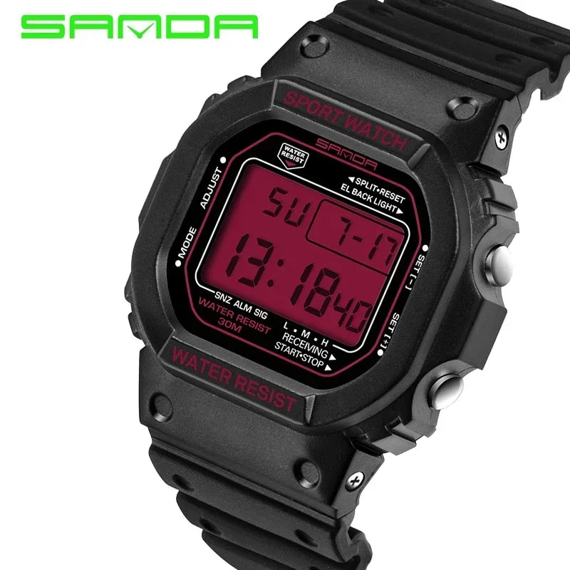 SANDA Multifunction Digital Sports Watch