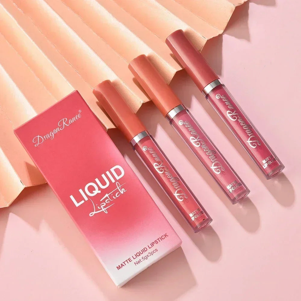 3pcs/box Non-Stick Cup Lip Glaze