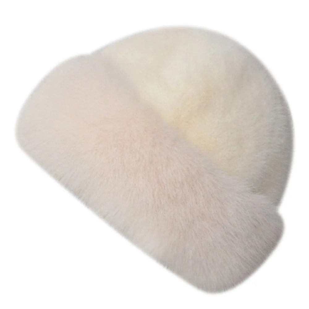 Women's Winter Fluffy Fur Bucket Hat