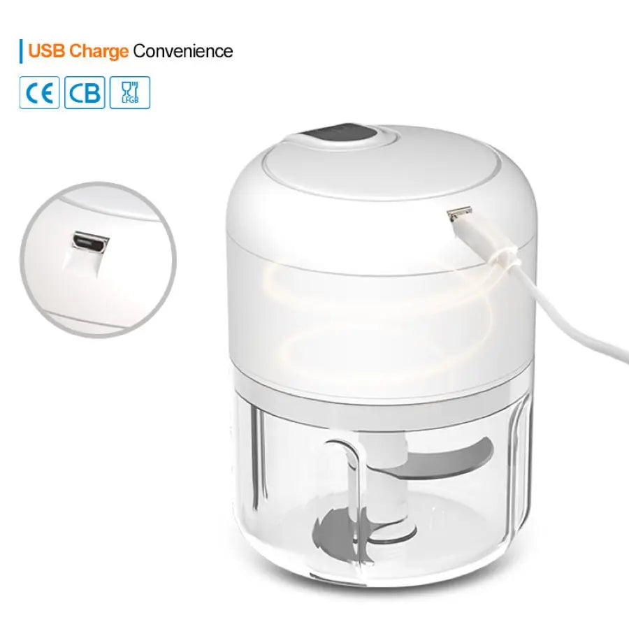 Kitchen Portable Electric Garlic Vegetable Chopper