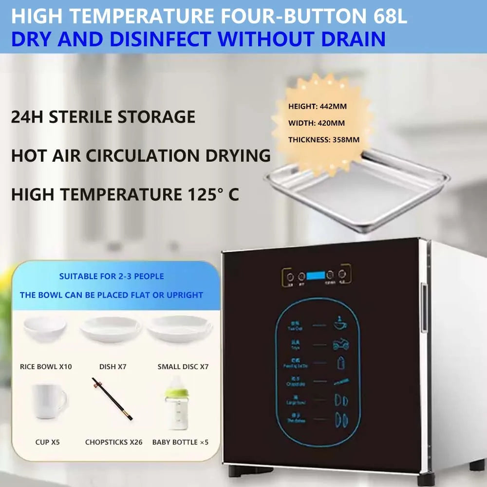 Kitchen Bowl Dish Disinfection Cabinet