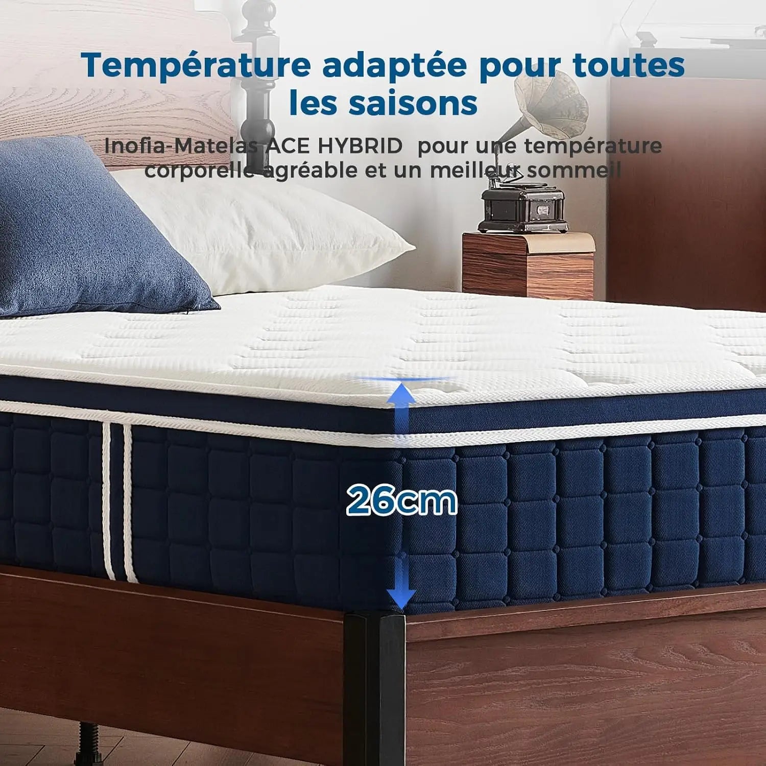 160x200 cm H3 Firm Ace Hybrid Mattress