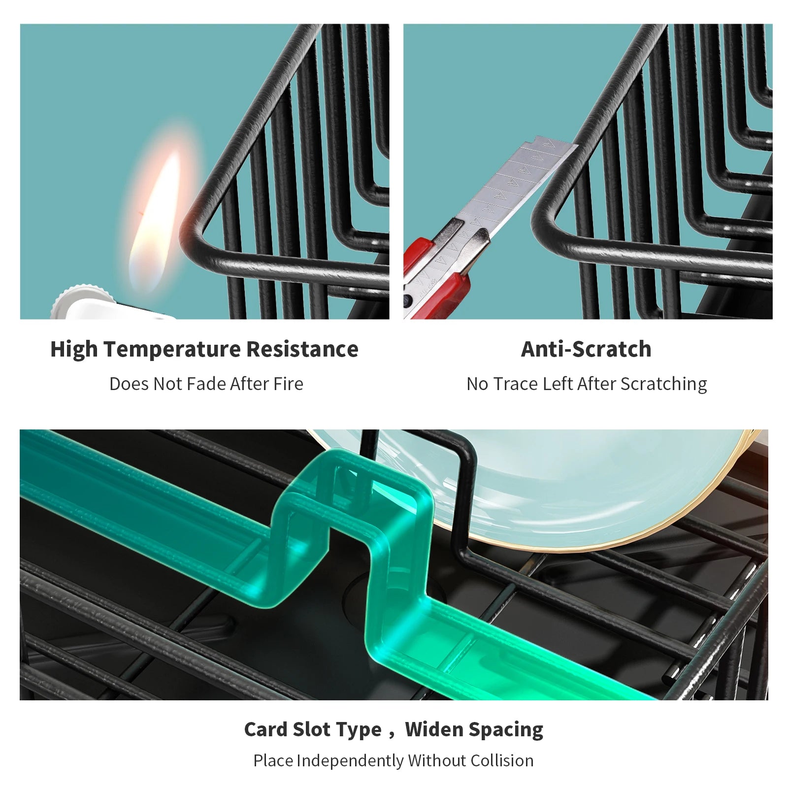 1pc Dish drying rack