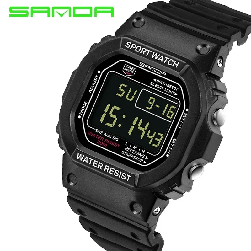 SANDA Multifunction Digital Sports Watch