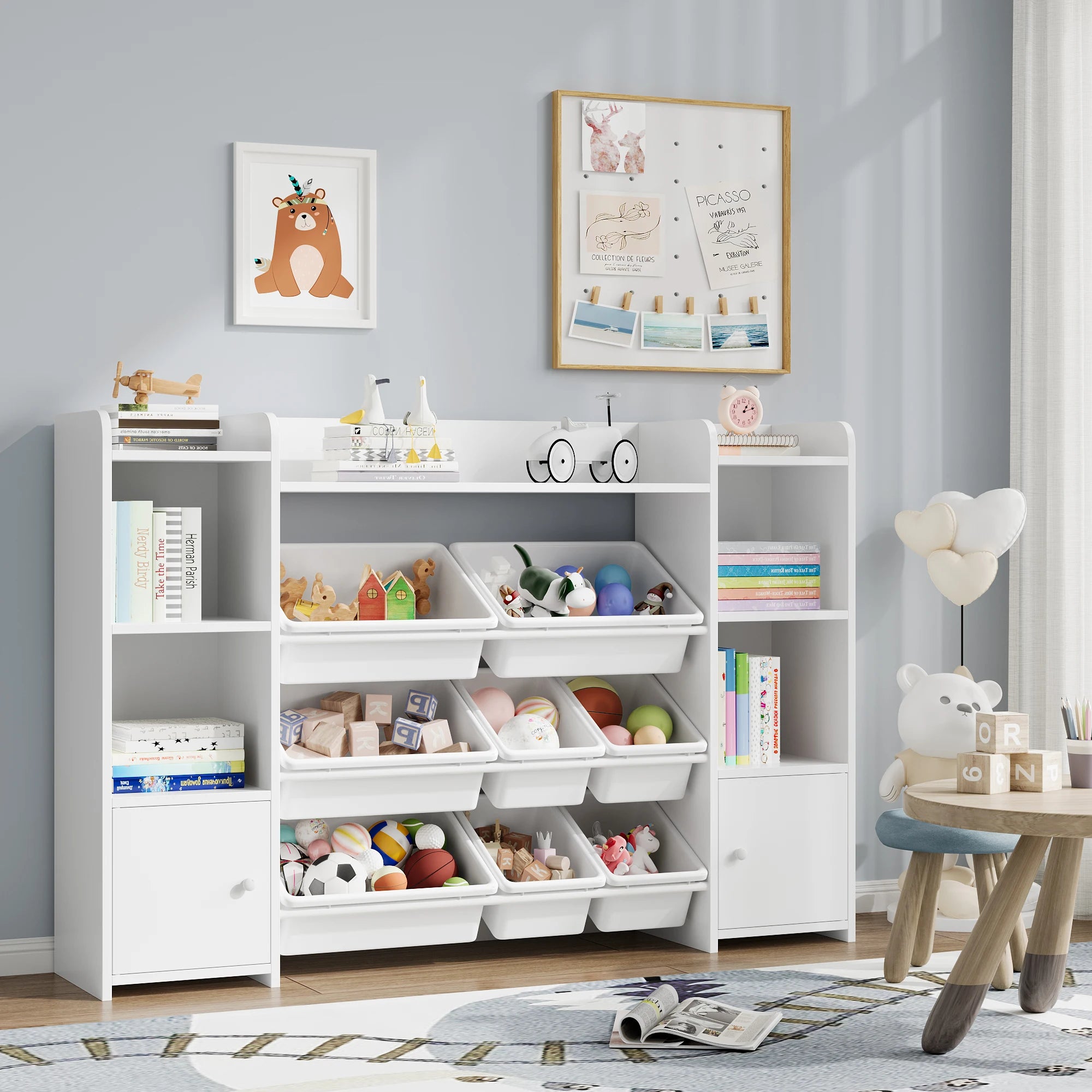 Getone Children's Bookcase & Toy Storage Unit