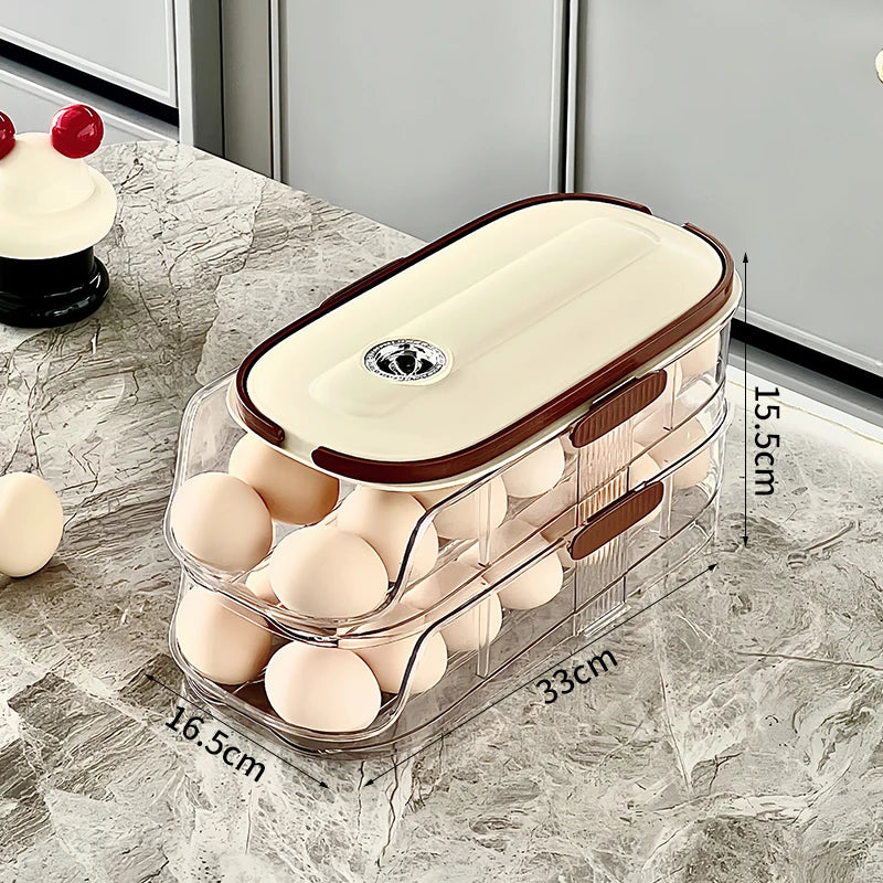 1PCS Home Refrigerator Egg Organizer