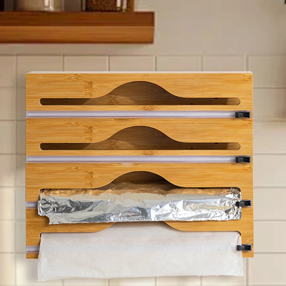 1pc Kitchen Wrap Dispenser