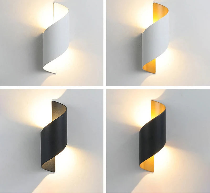 New Spiral Design LED Wall Lamp