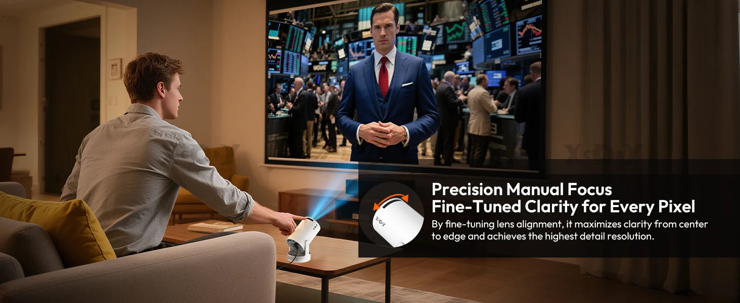 XGODY 4K/1080P LED Projector