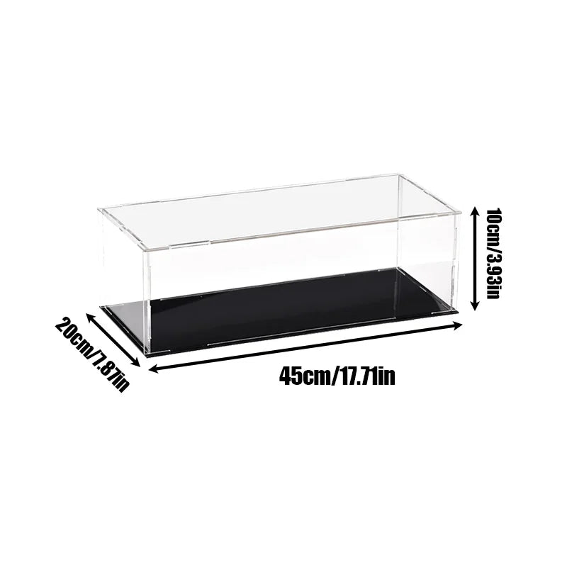 18 Sizes Clear Acrylic Display Case Dustproof Toy