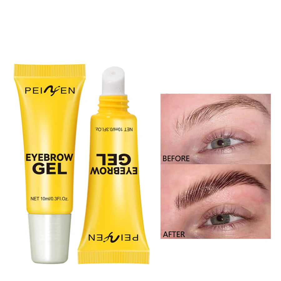 Eyebrow shaping cream with brush