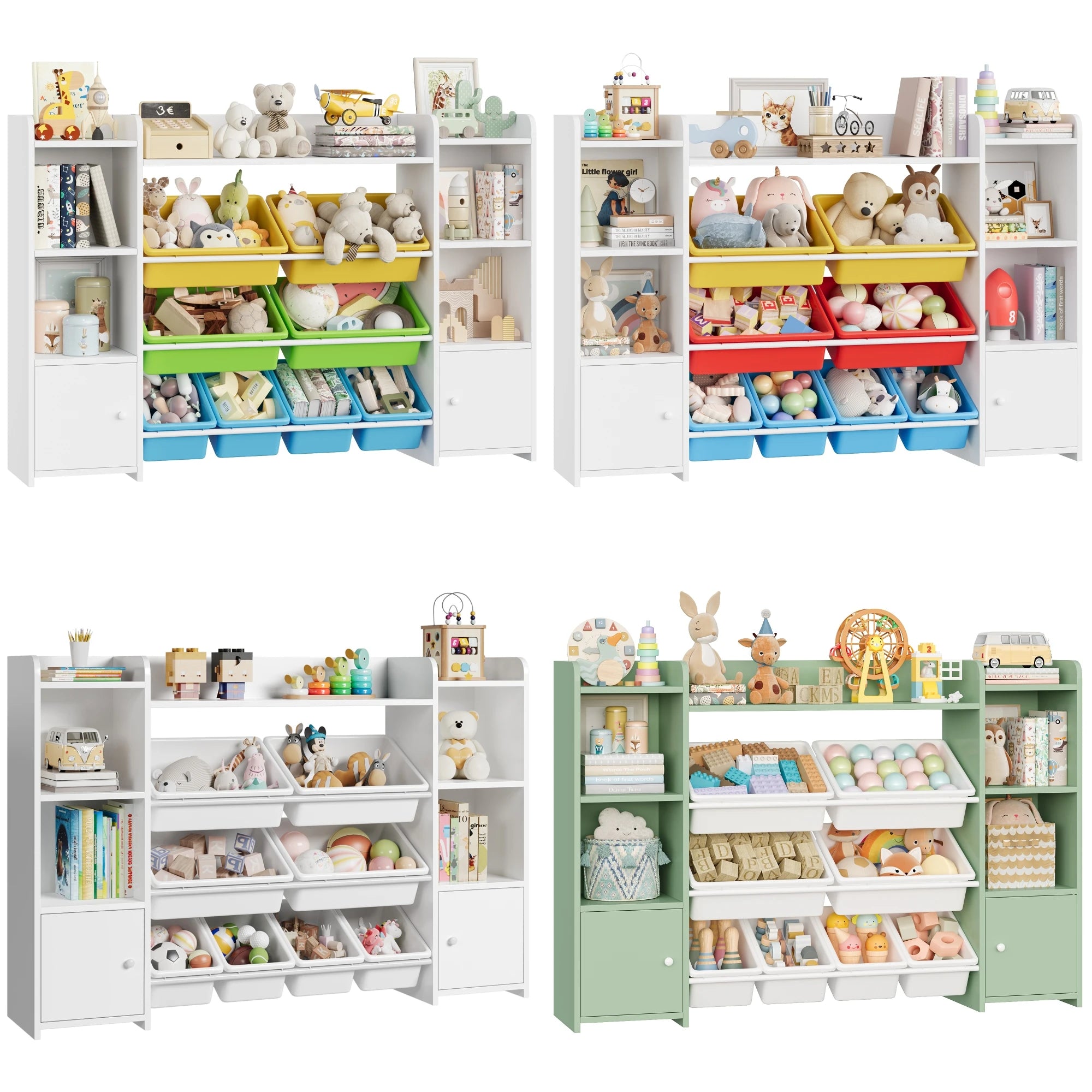 Getone Children's Bookcase & Toy Storage Unit