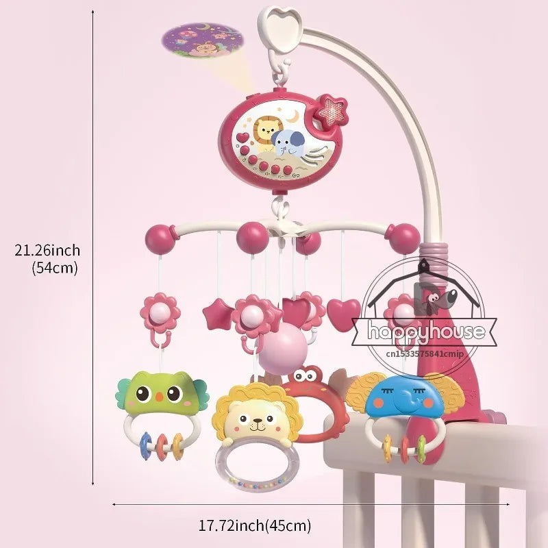 Musical Baby Crib Mobile with Projection