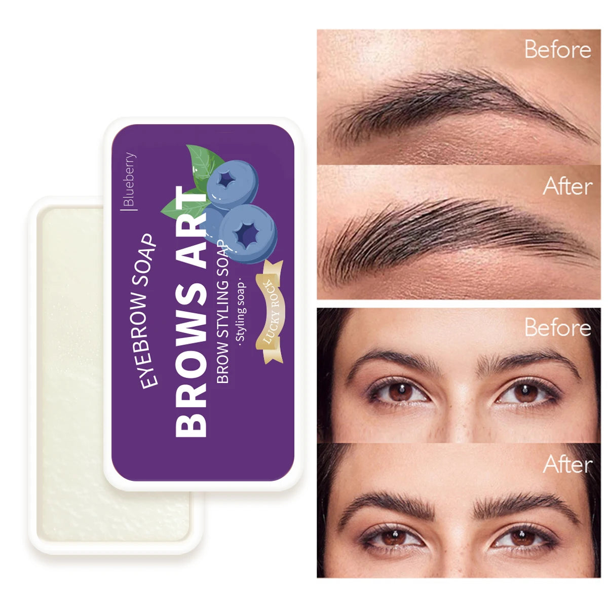 4-color eyebrow styling wax gel