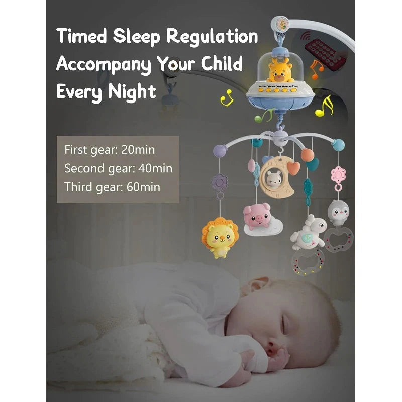 Musical Baby Crib Mobile with Projection