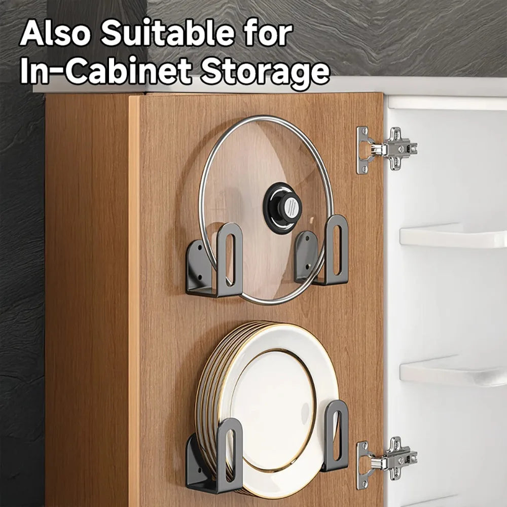 2PCS Strong Adhesive Wall-Mounted Kitchen Organizer