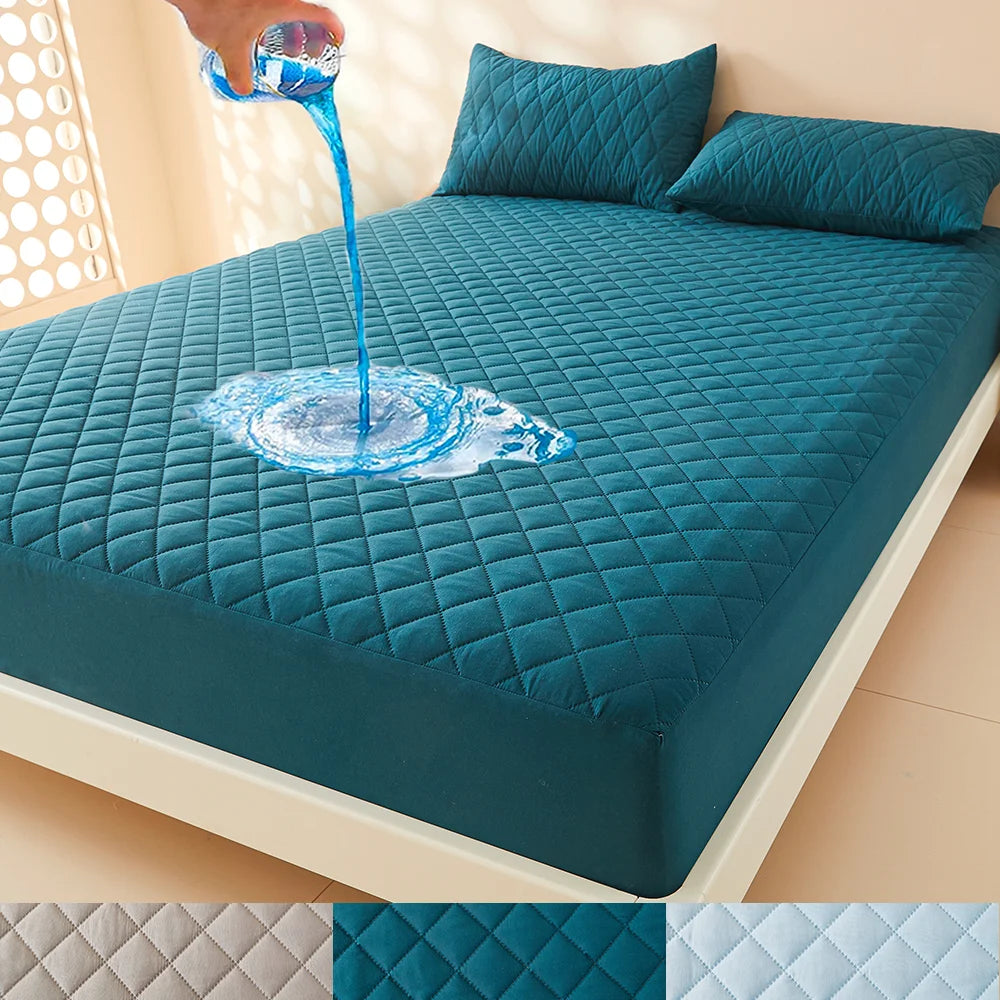 1pc 3D Air Fabric Thick Mattress Cover