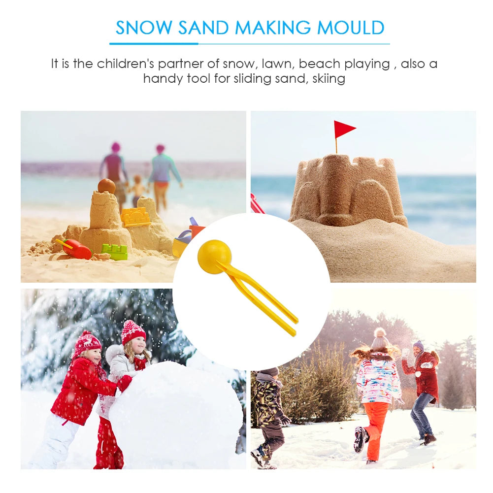 3D Small Round Snowball Maker Clip