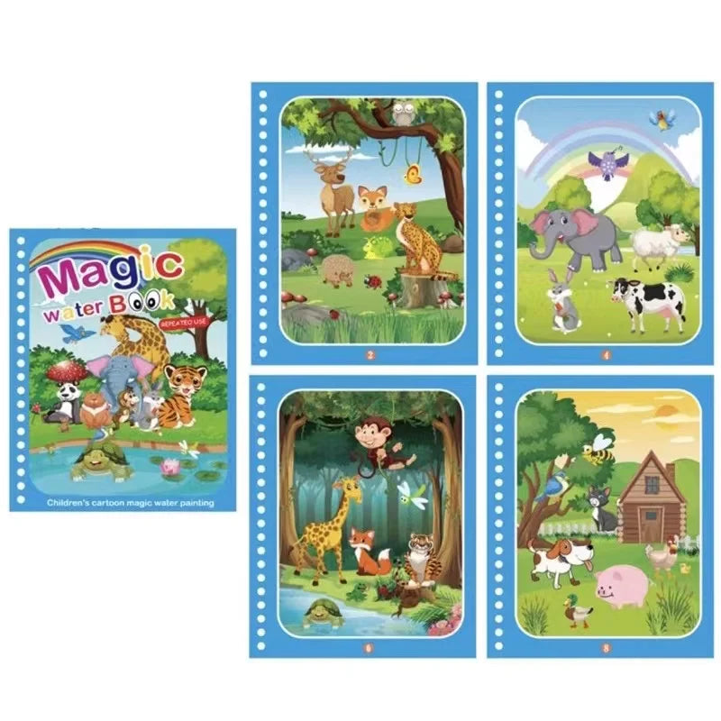 1P Reusable Water Drawing Book