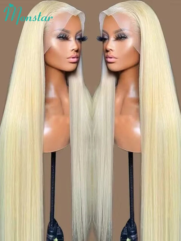 613 Honey Blonde HD Transparent Lace Wig