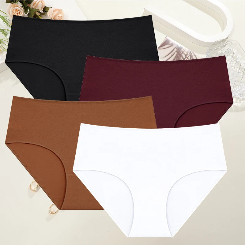 Women High Waist Briefs Seamless Underwear
