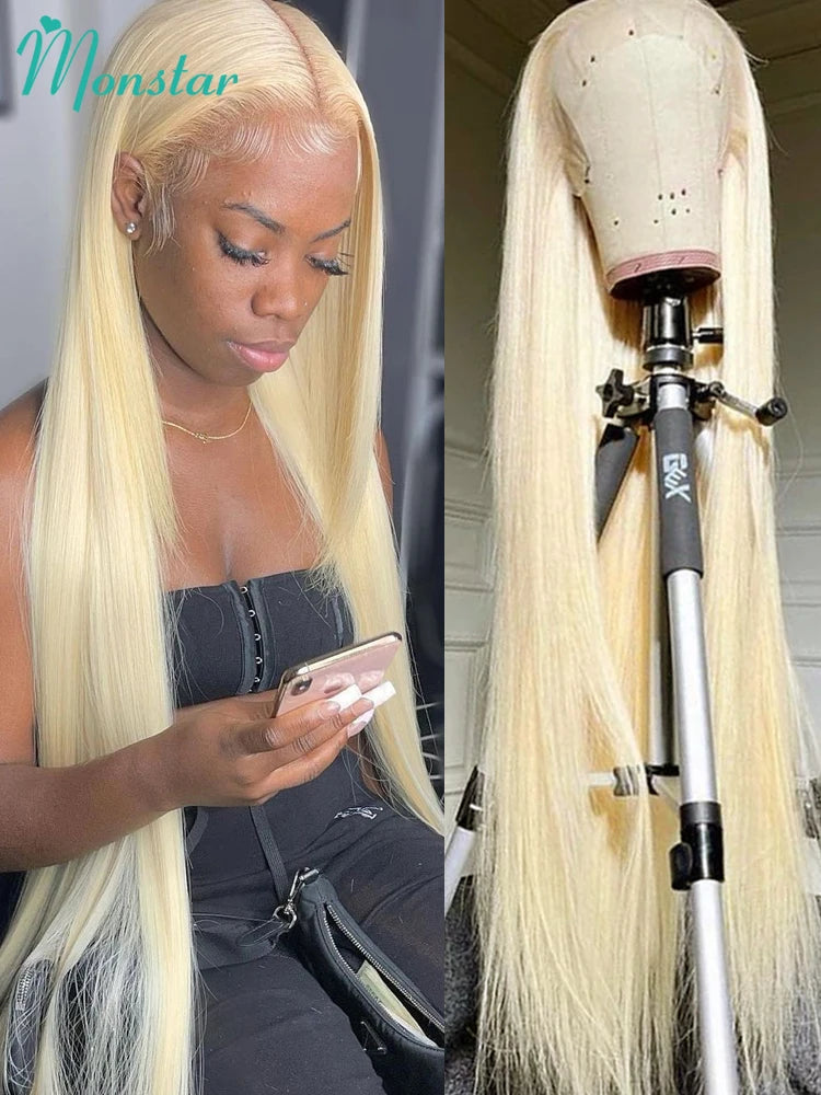 613 Honey Blonde HD Transparent Lace Wig