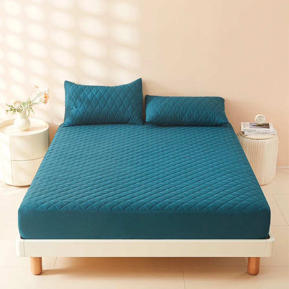 1pc 3D Air Fabric Thick Mattress Cover